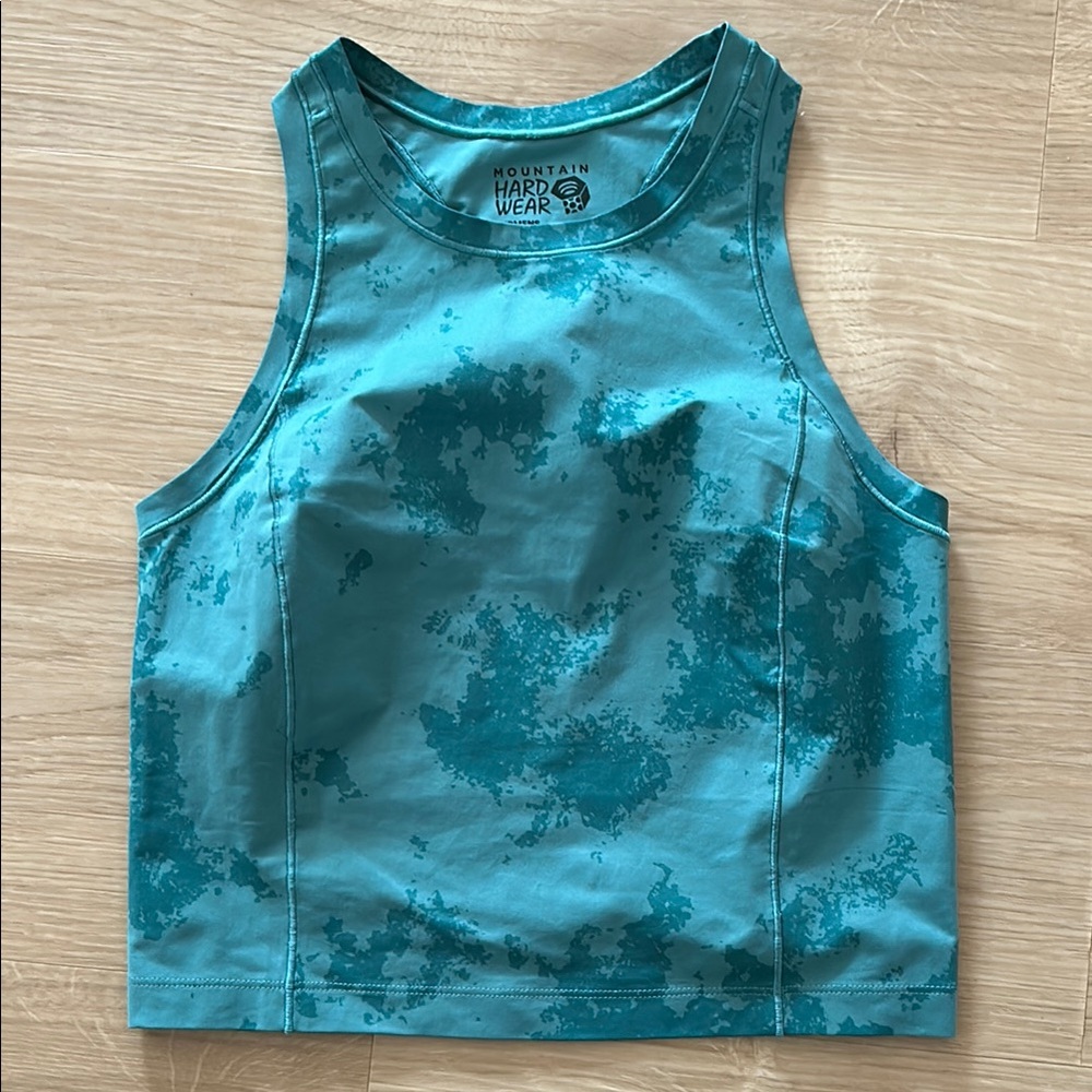 Mountain Hardwear Teal Crop Top